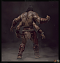 Mortal Kombat x - Goro 3, Bernard Beneteau : I had the privilege of creating the character design, anatomy structure and all the artistically rewarding areas of this iconic MK villain. This is a render of the textured highres asset that was used for both 