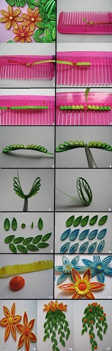 衍纸艺术#手工达人DIY的衍纸教程