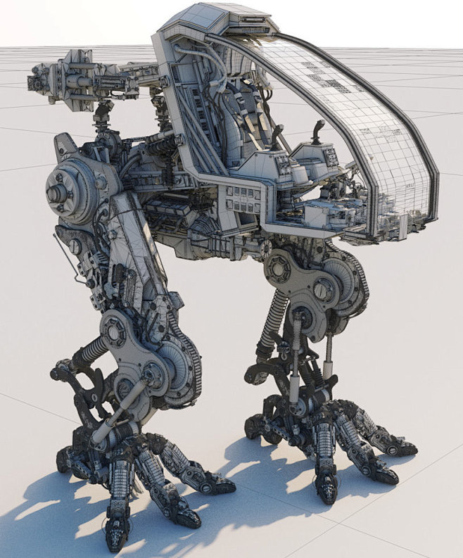 Mech WIP 09 by *sanf...