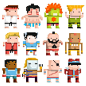 Juan Solon put together some great Street Fighter pixel art for a good cause. More information can be found below and on his blog.  “Krudar, an awesome Muay Thai gym in Toronto, is having a fundraiser for Kenya this Saturday Feb 11. I wanted to donate an 