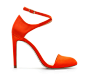 欧美欧洲站ZARA女鞋高跟女式夏装凉鞋桔色2013a新款新品春款-最搭配