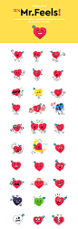 Mr.Feels Messenger Stickers : A fun and sweet new set of stickers for iOS Messenger!