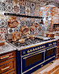 ILVE Ranges on Instagram: “From the backsplash to the exposed brick, and everything in between, we are in awe of this kitchen nook! Featuring the Majestic 60” Range…”