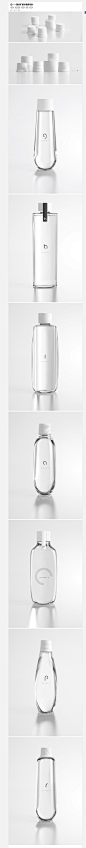 白——简约矿泉水瓶体设计 - 普象