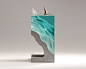 Ben Young : Glass and concrete artist based in Mount Maunganui, New Zealand.