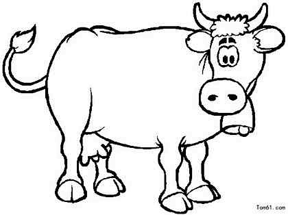 #简笔画#  这奶牛的奶是不是画的太明显...