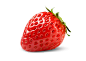 草莓 绿色 水果 静物 高清 健康 草莓 叶子 影棚 无人 新鲜 正面 蔬果 单只 广告图 产品图 商业图 单品大图 白底图 展示图 包装图 静物 - 7MX.COM