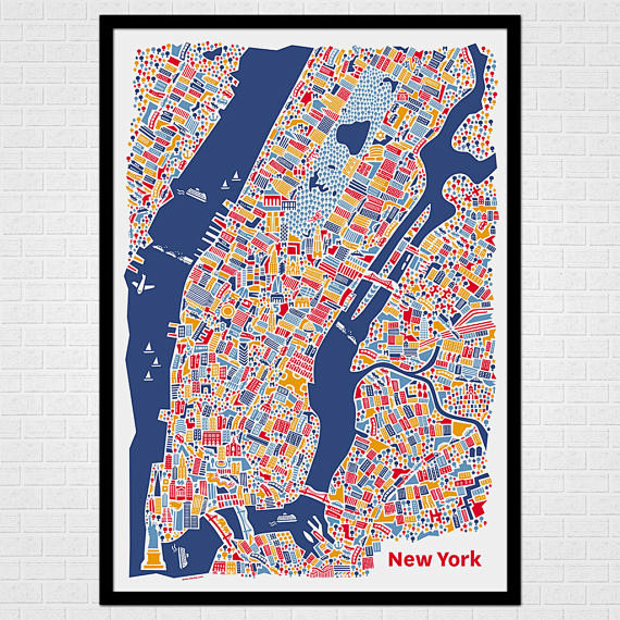 City Map Poster New ...