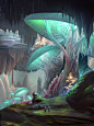 Iz'Kal蘑菇洞穴由詹姆斯Combridge： 