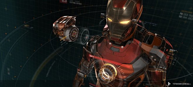 钢铁侠-复仇者联盟奥创时代用户界面设计-...