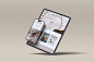 网页UI电商设计作品ipad平板电脑和iphone14样机展示 – 图渲拉-高品质设计素材分享平台