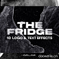 10款冰冻文字效果智能样机模板 The Fridge Frozen text effects .psd