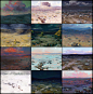 Color`n`mood studies, Dmitry Solonin : I`ve never really been good at the landscape paintings so it`s time to fix that problem. Here are some color`n`mood ruffs from the paintings of amazing James E. Reynolds.