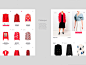 潮流时尚服装电子商务网页模板#062107 :  