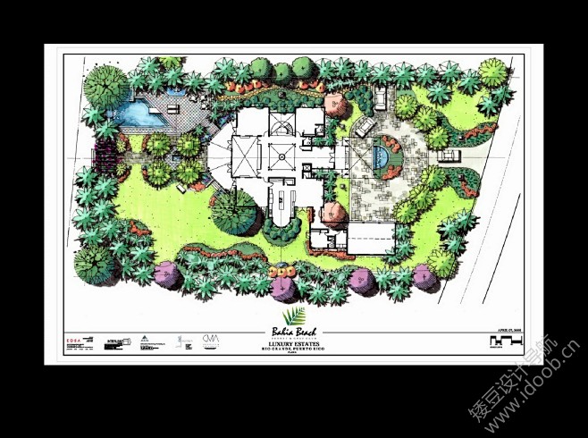 (EDSA)别墅小庭院景观设计_百度文库