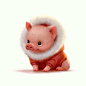 Lil piggy dude , Lynn Chen : wondering what else can we do with a simple soft round brush