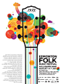 Edmonton Folk Music Fest poster