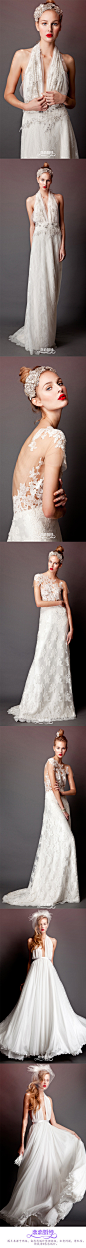 【品牌推荐】Errico Maria 2013，玲珑立体的设计，精致无华的剪裁，婚纱的优雅发挥到极致，无可挑剔的美。