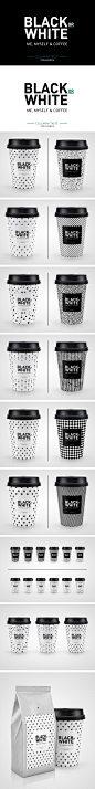 Black or White Coffee Mock-up : Which one are you choose? Black or white? ;)