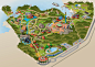 Furuvik Park : Illustrated map of Furuvik zoo and amusement park in Gävle, Sweden. For Parks & Resorts Scandinavia 2014. 