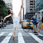 喧嚣中的优雅，纽约街头的芭蕾舞者。 | 摄影师Omar Roble ​​​​