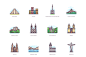 332 Landmarks on Behance【关注微信公众号：波普先生】设计行业垂直自媒体。让好设计，每天和你说早安！