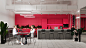 minimalistic Office Office Design pink color playzone Public Interior интерьер офиса  офис Самокат