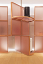 粉色聚碳酸酯板包裹下的80㎡巴黎精品店 | Snøhetta-建e室内设计网-设计案例