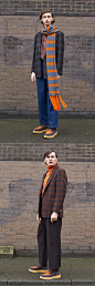 E. Tautz Fall 2018 Menswear
這個系列的靈感之一來自於Malcolm Mclaren（圖8）。 Malcolm Mclaren (1946-2010)是原英国朋克乐传奇性手枪（SexPistol）乐队经理，朋克摇滚时代的开创人之一。他早年曾經在國王路和Vivienne Westwood 一起開店（圖9），被稱為英国“朋克之父”。 ​​​​