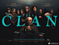 #电影海报#《The Clan》剧情海报设计。很浓郁的色调，有很强的心理暗示。
