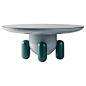 Jaime Hayon Multicolor Green Explorer #03 Table by BD Barcelona For Sale at 1stdibs