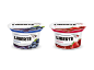 Liberté Yogurt Pots : Packaging design for Yoplait, Liberté yogurt pots