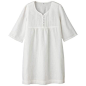 Washed-out linen dress · L · Off White · ¥ 4,980