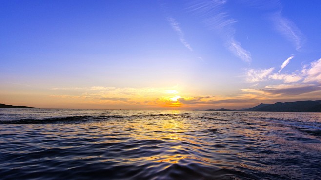 蔚蓝海洋海水湛蓝大海