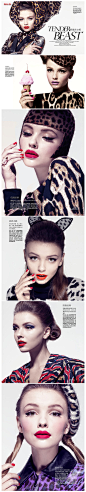 Amber Gray Captures Wild Beauty for Marie Claire China
