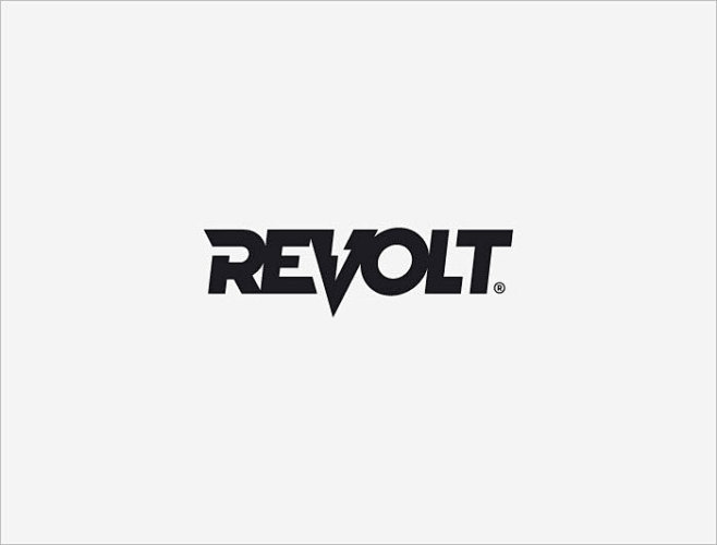 revolt 闪电 标志 图标 图形 设...