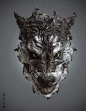 Beast Mask, Zhelong XU : I did it for our online class in early next year,designed by myself..:)
魔型志QQ群193912213
微信公众号：sculpt_up