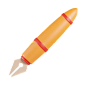 Fountain Pen 3D Icon