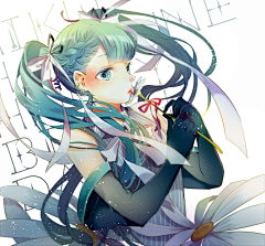 插画革命采集到初音未来，V家