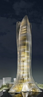 Michael Schumacher World Champion Tower in Dubai by LAVA