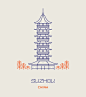 [米田/主动设计整理]Line Icons of the World's Most Famous Landmarks