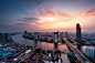 BANGKOK cityscape by Chao Phraya River : Aey's collection of cityscape photography, taken from rooftop of the buildings along the Chao Phraya river.