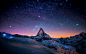 #space, #night, #snow, #tilt shift, #stars, #Matterhorn, #wonder, #zermatt, #rocks, #winter | Wallpaper No. 73452 - wallhaven.cc