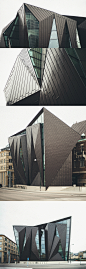 Tornhuset-马尔默世界海事大学建筑-几何三角菱形的设计封面大图