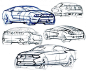 【图】福特Shelby Mustang GT500 - 交通工具设计手绘 - 中国设计手绘技能..._焦文娜的收集_我喜欢网