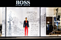 Hugo Boss ‘Love Story’巴黎橱窗设计