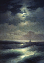 画中这片宁静的海。（via Ivan Aivazovsky） ​​​​