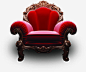沙发免抠素材_新图网 https://ixintu.com 欧式沙发 红色沙发 椅子 皮沙发