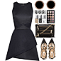#black #blackandgold #evening #classy 
Created in the Polyvore iPhone app. http://www.polyvore.com/iOS
