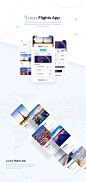 Luxury Flights App : App for easy flight search functionality, with a color-coded calendar and chart view for business and first class travelers.